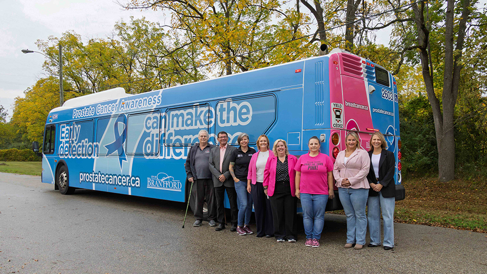 Early Detection Can Make the Difference bus in blue