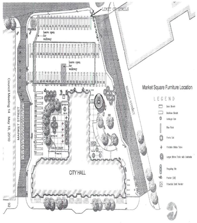 Second map layout of market square