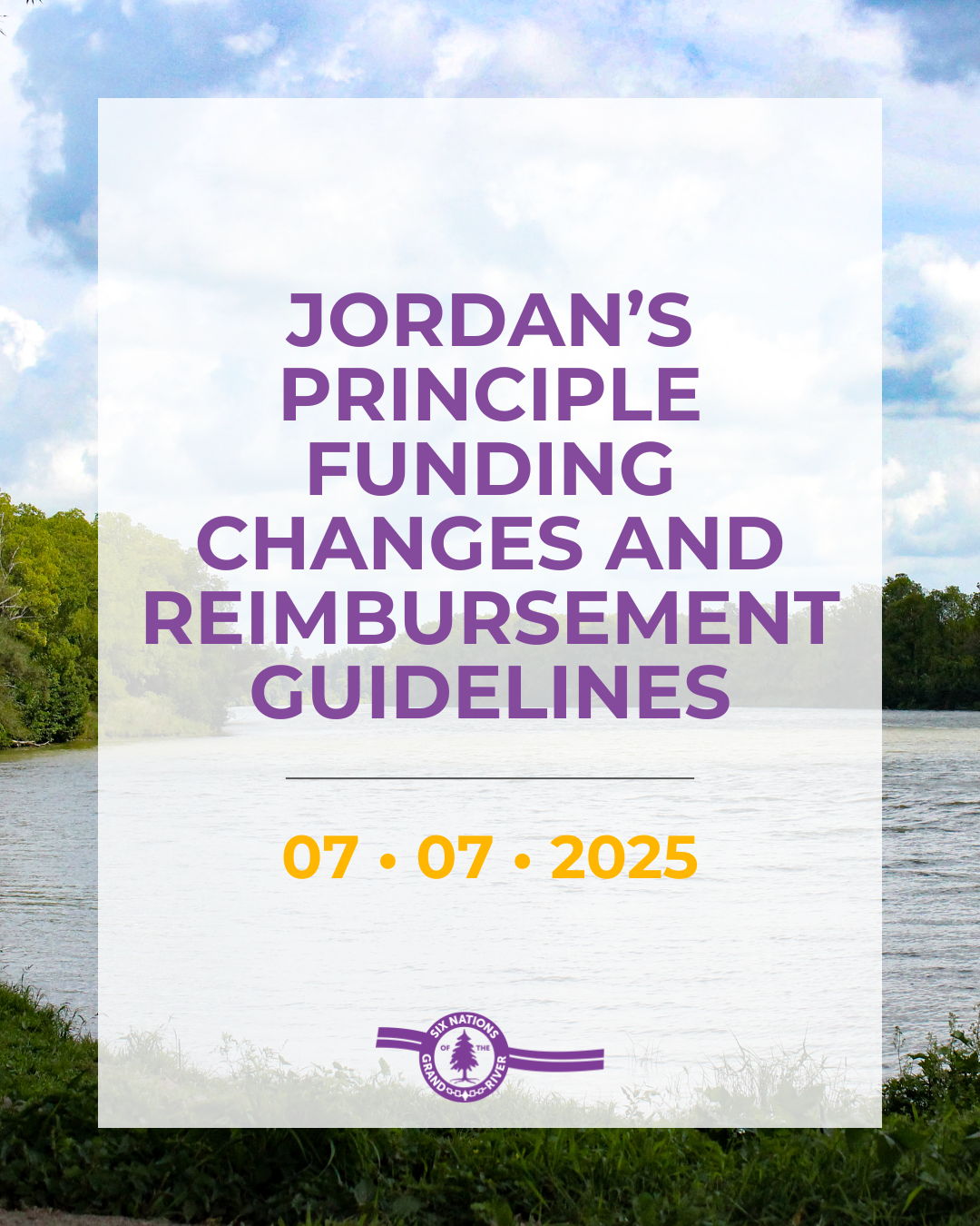 COMMUNITY NOTICE: JORDAN’S PRINCIPLE FUNDING CHANGES AND REIMBURSEMENT GUIDELINES
July 7th, 2025 OHSWEKEN, ON – Please be advised that the Six Nations Jordan’s Principle office or Six Nations of the Grand River (SNGR) cannot fulfill Indigenous Services Canada (ISC) approvals from previous fiscal years (prior to March 31, 2025). However, we can fulfill ISC approvals for the current fiscal year (April 1, 2025, to March 31, 2026) and reimburse approved services with receipts from the approved time period.
This is a direction from ISC and is effective immediately due to recent operational changes. This will be ongoing, and approved services must be used within the specified timeframe and before the end of the current fiscal year. For this reason, we advise all Jordan’s Principle clients to hold onto receipts, so that we may reimburse them within the approved timeframes.
Each year, SNGR submits a Service Access Resolution Funding (SARF) budget to ISC to operate and reimburse approved services. These funds are held in the community for ISC approved applications only, with unspent funds returned to ISC. The new operational bulletin by ISC has removed our ability to provide emergency supports, assistance for families awaiting decisions, and support for approvals outside the current fiscal year.
We understand that this direction will deeply impact some families. While these directions are beyond our control, we remain committed to advocating for children in the community and will continue to assist families with applications and accessing approved services within specified timeframes. If you have any questions or concerns regarding these changes, please contact the Jordan’s Principle office at: 1-855-572-4453.