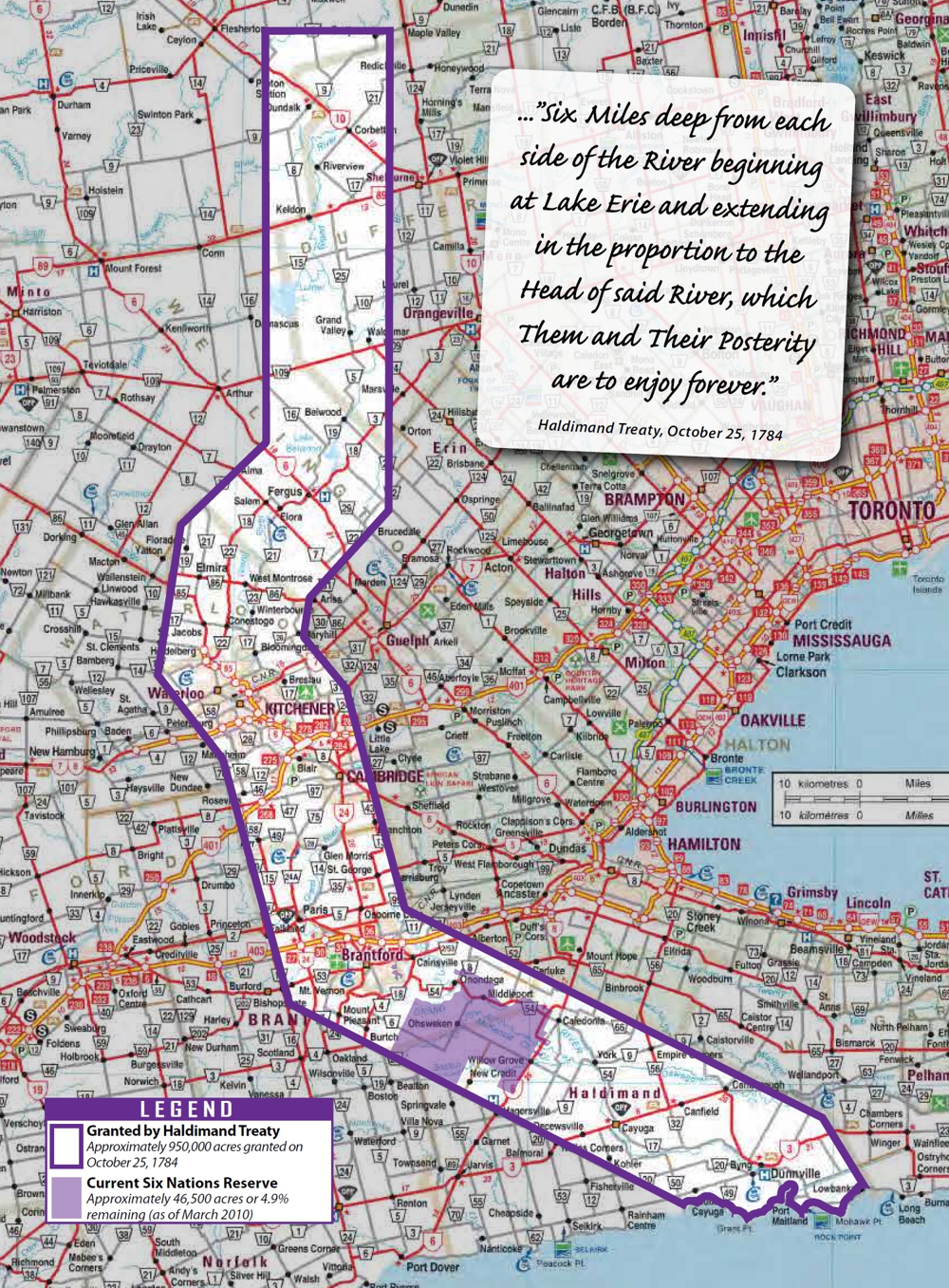 For Immediate Release: October 8th, 2025
OHSWEKEN, ON – Six Nations of the Grand River 59th Elected Council (SNGREC) shares the following update with community from their September 9, 2025, meeting.
Haldimand Treaty Day
• October 25, 1784, is recognized as the date at which Sir Frederick Haldimand on behalf of His Majesty King George the Third, granted the Mohawks and others of the Six Nations who wished to settle along the banks of the Grand River six miles on either side of the Grand River, from its mouth to its source.
• SNGREC has officially declared October 25th as a sovereign holiday for Six Nations of the Grand River (SNGR) employees to honour and recognize the importance of the Haldimand Treaty.
• SNGREC also encourages community organizations and local businesses to stand with us in recognizing Haldimand Treaty Day as a meaningful opportunity to reflect on our history and celebrate the strength and resilience of our people.
-30-
Media Contact Information:
Darrien Bomberry, Public Relations Coordinator
E: prco@sixnations.ca P: (226) 387-0826
1695 Chiefswood Road, P.O. Box 5000, Ohsweken Ontario N0A 1M0